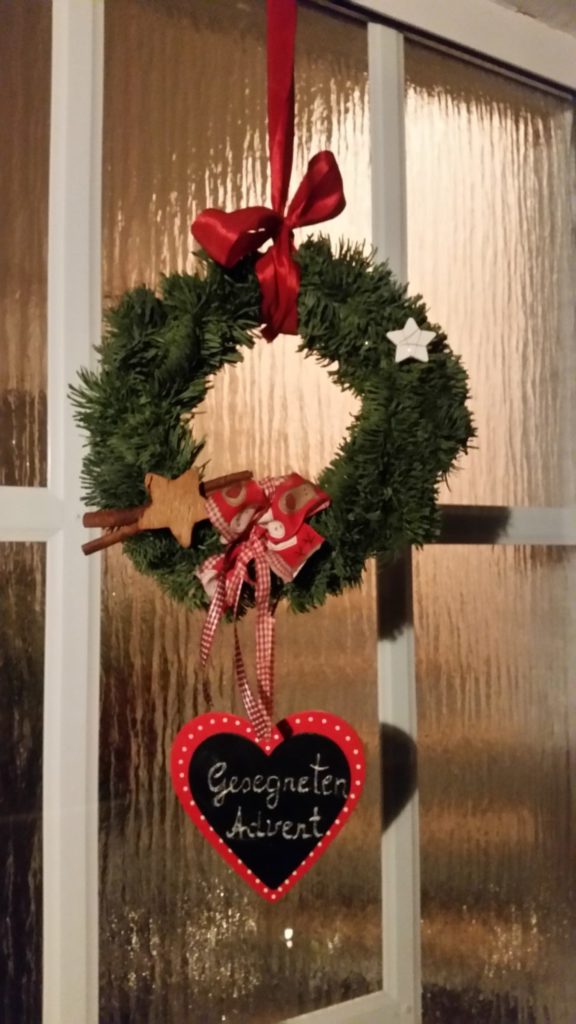 Impuls der Woche KW 49 Adventskarnz Türkranz im Advent Atem holen im Advent - Kranz