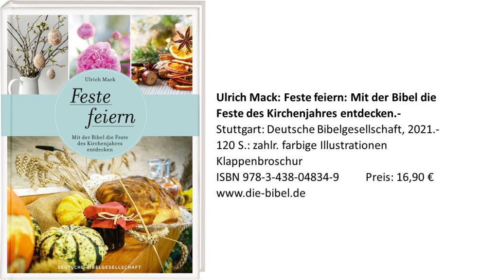 Buchtippps Kirchenjahr Festtage Feiern Kirchenjahreskreis