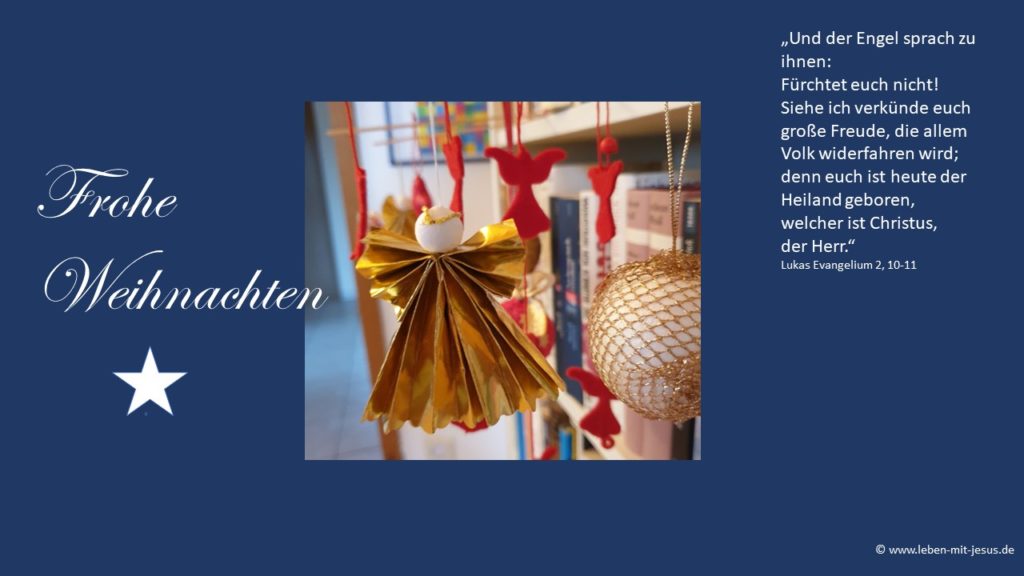 e-cards zu Weihnachten Weihnachtskarte zum Verschicken christliche e-cards frohes Weihnachtsfest gesegnete Weihnachten