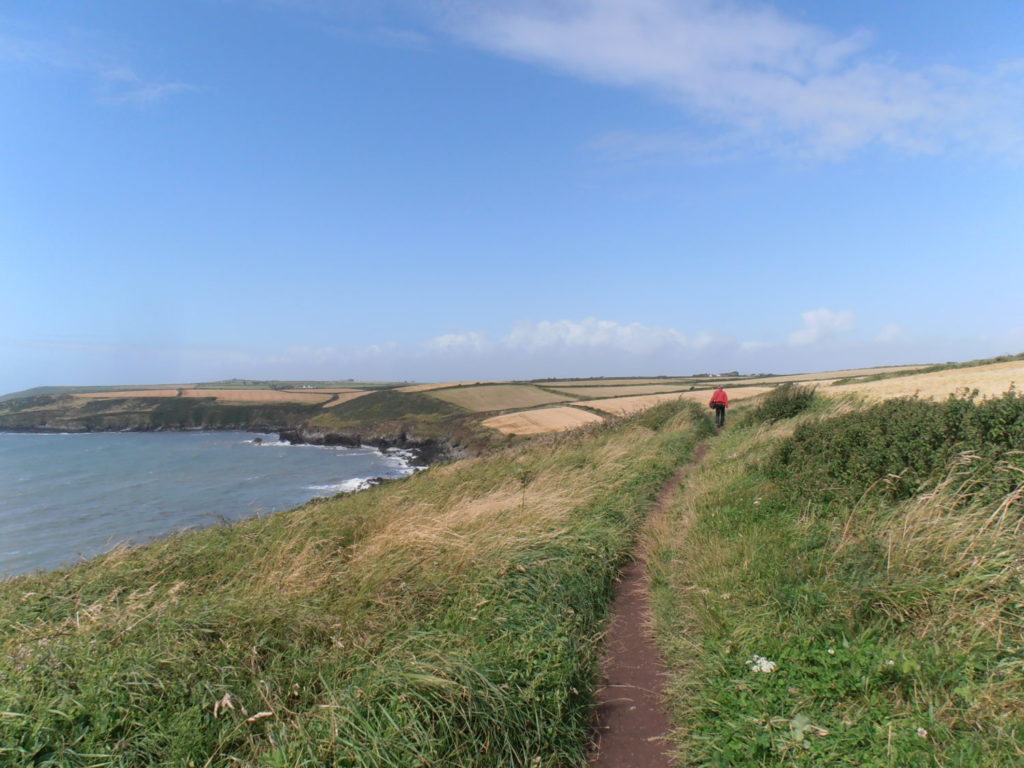 Predigt zu Johannes 15,9 Sonntag Kantate Konfirmation Glaube an Jesus macht den Unterschied weiter Horizont Psalm 119,105 20 Sonntag nach Trinitatis Silberen Konfirmation Weg am Meer blauer Himmel Licht Wanderung Irland Cliff Walk Entspannung Unterwegs sein Aufatmen Erholung blauer Himmel Wiesen und Felder Küstenwanderung Reisen