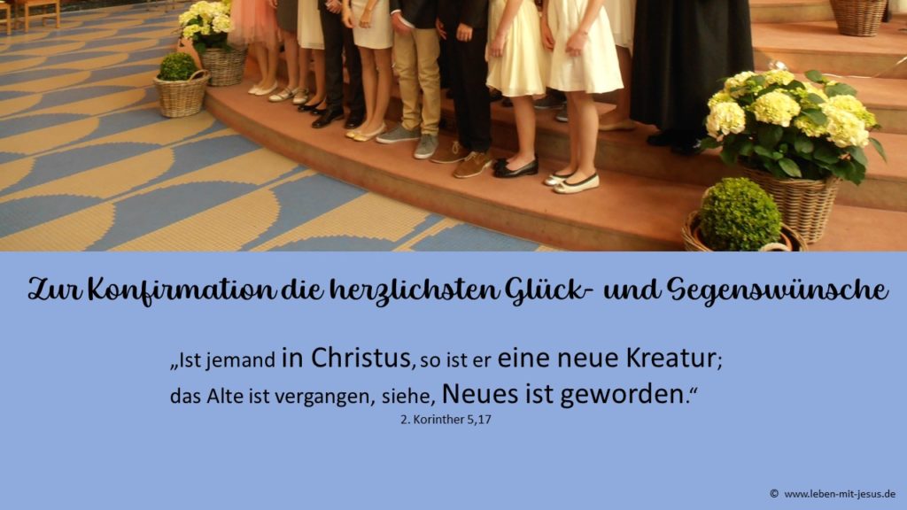 e-cards zur Konfirmation christliche e-cards e-cards mit Bibelversen moderne e-cards