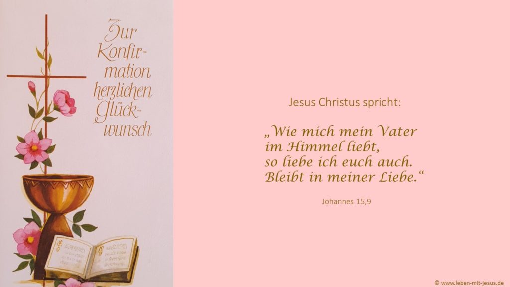 e-cards zur Konfirmation christliche e-cards e-cards mit Bibelversen e-cards mit Blumen Kreuz und Abendmahlskelch