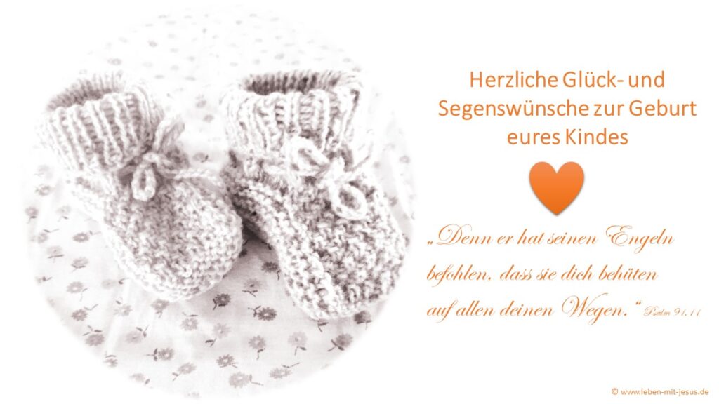 e-cards für verschiedene Anlässe christliche e-cards mit Bibeltext Bibelvers Segensvers Glückwunschkarte zur Geburt eines Kindes besonders schöne e-cards mit Herz und Nostalgie