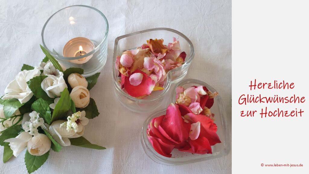 e-cards zur Hochzeit Glückwunsch zur Hochzeit besonders schöne e-cards zur Hochzeit Kerze Blumen Herzen Liebe
