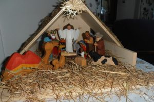 Weihnachten-Krippe